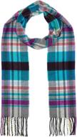 🧣 must-have women's accessory: accessories first multi plaid scarf logo