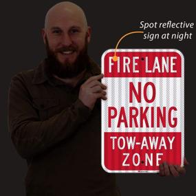 img 2 attached to Fire Lane SmartSign Intensity Reflective