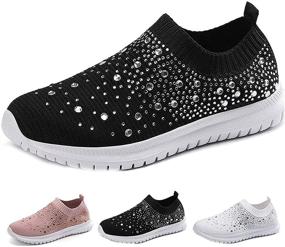 img 4 attached to JCBB Breathable Orthopedic Anti Slip Sneakers Women's Shoes in Athletic