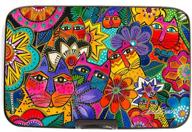 secure armored wallet from monarque rfid, part of the laurel burch collection logo