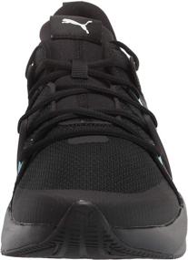 img 3 attached to 👟 PUMA Fraction Running Shoes - Men's Black and White Athletic Footwear