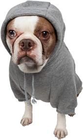 img 4 attached to 🐶 Stylish Plush Cotton Pet Hoodie Sweater with Hood