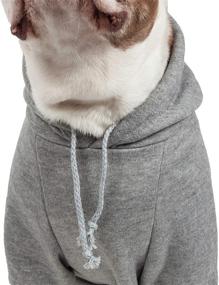 img 1 attached to 🐶 Stylish Plush Cotton Pet Hoodie Sweater with Hood