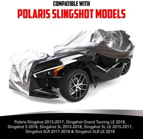 img 3 attached to 🛡️ Окончательная защита для Polaris Slingshot: Полная обложка Asher - Премиумная круглогодичная, солнцезащитная, водонепроницаемая, защита от снега и пыли для хранения на открытом воздухе и в помещении