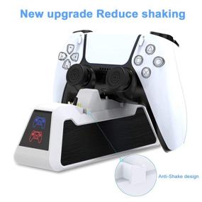 img 3 attached to 🎮 PS5 DualSense Controller Charger, Charging Station with LED Indicator for Sony Playstation 5, Dualsense Charging Dock