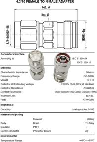 img 1 attached to 4 3 разъем женский адаптер Accessories & Supplies