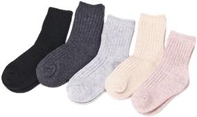 img 3 attached to 🧦 Ultimate Winter Comfort: Seamless Thick Socks for Boys' Clothing