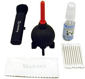 img 2 attached to 🧹 Giottos KIT-1001 Large Cleaning Kit with Small Rocket Blaster (Black): Ultimate Cleaning Solution for All Your Devices