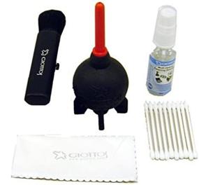 img 1 attached to 🧹 Giottos KIT-1001 Large Cleaning Kit with Small Rocket Blaster (Black): Ultimate Cleaning Solution for All Your Devices