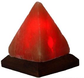 img 4 attached to 🏔️ Himalayan Salt Lamp Pyramid with USB Port: Multi-Colour Desk Lamp for a Soothing Ambiance