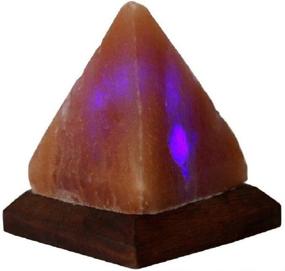 img 3 attached to 🏔️ Himalayan Salt Lamp Pyramid with USB Port: Multi-Colour Desk Lamp for a Soothing Ambiance