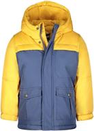 kosh heavyweight colorblock puffer cadet logo