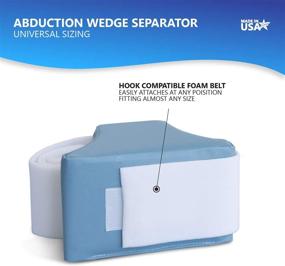 img 2 attached to 🦵 NYOrtho Abduction Wedge Knee Separator: Separating Knees Post-Hip Surgery, Sciatica Relief, Spine Alignment
