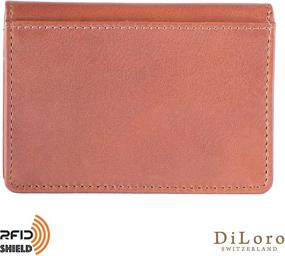 img 1 attached to Travel-Safe Leather Wallets: Men's Card Cases and Money Organizers with Blocking Technology