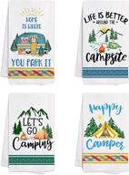 pinata camping kitchen towels dishcloths logo