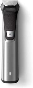 img 3 attached to 🧔 Philips Norelco Beard Grooming Kit - Multigroom Men's Trimmer for Head, Body, and Face | Stainless Steel with Travel Case