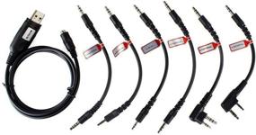 img 3 attached to 🔄 High-Quality Retevis 6 in 1 Two Way Radio Programming Cable with USB, Compatible with Motorola Baofeng UV-5R Retevis RT21 RT22 Yaesu FT-60R HYT TC-610 Walkie Talkies (1 Pack)