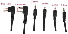 img 1 attached to 🔄 High-Quality Retevis 6 in 1 Two Way Radio Programming Cable with USB, Compatible with Motorola Baofeng UV-5R Retevis RT21 RT22 Yaesu FT-60R HYT TC-610 Walkie Talkies (1 Pack)