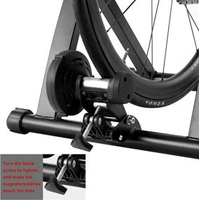 img 1 attached to ROCKBROS Bike Trainer Stand: Magnetic, Foldable Indoor Exercise Bicycle Training Stand with Adjustable Resistance - Ideal for Mountain and Road Bikes