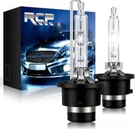 💡 rcp d4s6 - a pair of d4s/ d4r 6000k xenon hid replacement bulbs for diamond white metal stents base 12v car headlights logo