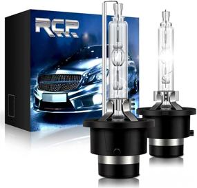 img 1 attached to 💡 RCP D4S6 - A Pair of D4S/ D4R 6000K Xenon HID Replacement Bulbs for Diamond White Metal Stents Base 12V Car Headlights