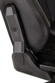 img 3 attached to Premium CORSAIR WW T1 Gaming Chair with Racing Design, Black: Enhance Your Gaming Experience