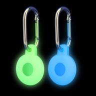 airtags replacement silicone protective fluorescence logo