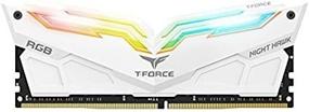 img 1 attached to 💡 TEAMGROUP T-Force Night Hawk RGB DDR4 16GB Kit SDRAM (2x8GB) 3000MHz (PC4-24000) CL16 Desktop RAM Module - TF2D416G3000HC16CDC01 (White)