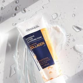 img 2 attached to 🧴 MEDIHEAL Collagen Lifting Cleansing Foam 150ml (5 fl.oz.) - Moisturizing Facial Cleanser, Rich Foam for Smooth & Elastic Skin, Replenishing and Soothing