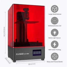 img 3 attached to 🖨️ ELEGOO Monochrome 3D Printer 7.55x4.72x7.87-inch with Enhanced Printing Precision