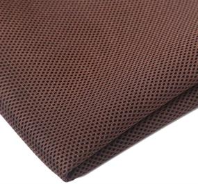 img 2 attached to Enxiem Brown Speaker Grill Cloth - High-Quality Stereo Mesh Fabric for Speaker Grills