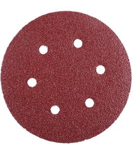 img 1 attached to LotFancy 100PCS 6 Inch 6 Hole Sanding Discs Assortment, Grits 40 60 80 100 120 180 240 320 400 800, Hook and Loop Round Sand Paper for Orbital Sander