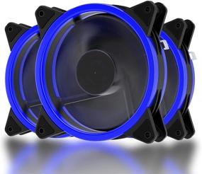 img 4 attached to UpHere 120Mm Blue Case Fan LED Бесшумный вентилятор для компьютерных корпусов