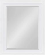 🪞 whitley framed wall mirror by kate and laurel, size 23.5x29.5, white логотип