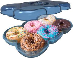 img 1 attached to 🍩 Donut Fresh Container by Touch Up Cup: 6-Holder Airtight Storage for Extended Freshness - Shark Tank Featured