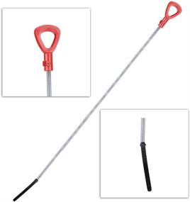 img 1 attached to Mercedes Benz Dodge Freightliner Transmission Fluid Dipstick - Saihisday SG-27-001 1200mm Dip Stick: Reliable & Accurate Fluid Level Checking