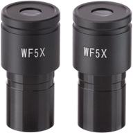 amscope ep5x23 pair microscope eyepieces logo