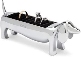 img 2 attached to 💍 Stylish Umbra Dachsie Ring Holder: Sleek Chrome Finish for Organized Jewelry