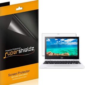 img 2 attached to 📱 (Pack of 3) Supershieldz for Acer Chromebook Spin 11 Convertible (11.6 inch) / Chromebook Spin 311/511 Convertible (11.6 inch) / Chromebook R 11 Convertible (11.6 inch) Screen Protector, 0.23mm Thickness, Matte Finish to Reduce Glare and Fingerprint Shield