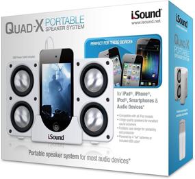 img 2 attached to 🔊 Revolutionize Your Sound Experience with the ISound Quad X Portable Speaker System