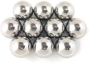 img 1 attached to 💪 Avler™ 1" (25.4mm) Chrome Steel Bearing Balls 10-Pack for Paracord Monkey Fist Center: High-Quality and Durable