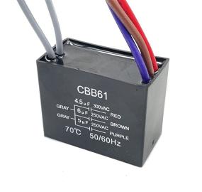 img 3 attached to Motor Ceiling Capacitor CBB61 5 Wire