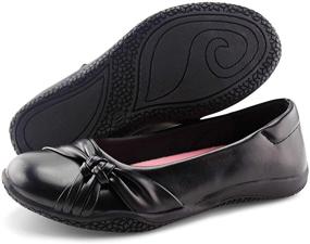 img 4 attached to 👞 JABASIC Girls' School Uniform Shoes - Girls' School Uniforms