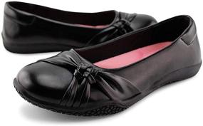 img 1 attached to 👞 JABASIC Girls' School Uniform Shoes - Girls' School Uniforms