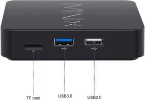 img 1 attached to 📺 MINIX NEO T5 Android 9.0 Pie TV Box, Amlogic S905X2 2GB RAM 16GB ROM Smart TV Box 4K Ultra HD Android 9.0 Pie Media Hub (No Official Netflix Compatibility)