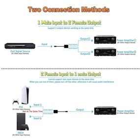 img 1 attached to 🔌 SiYear 1x2 Digital Toslink Fiber Audio Optical Splitter Cable with Fiber Optic Adapter and Converter, Audio Adapter Cable (0.2M)