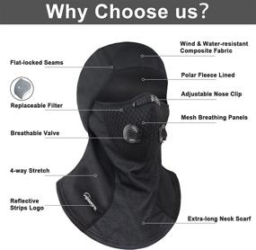 img 3 attached to ❄️ Stay Warm in Extreme Temperatures with our -10°F to 50°F Windproof & Warm Fleece Balaclava Ski Mask