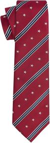 img 3 attached to Patriotic Stars and Stripes Necktie by KissTies