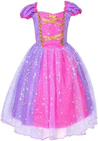 img 2 attached to 👸 Suyye Purple Princess Birthday Dress with Matching Accessories