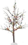 mesmerizing glow: department 56 lighted christmas bare branch tree logo